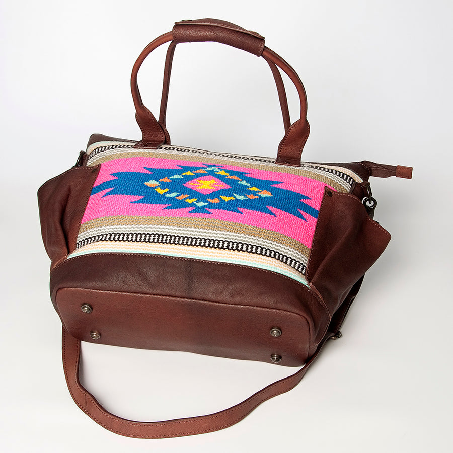American Darling Tote Saddle Blanket Genuine Leather Western Women Bag Handbag Purse | Travel Bags Cute College Casual for