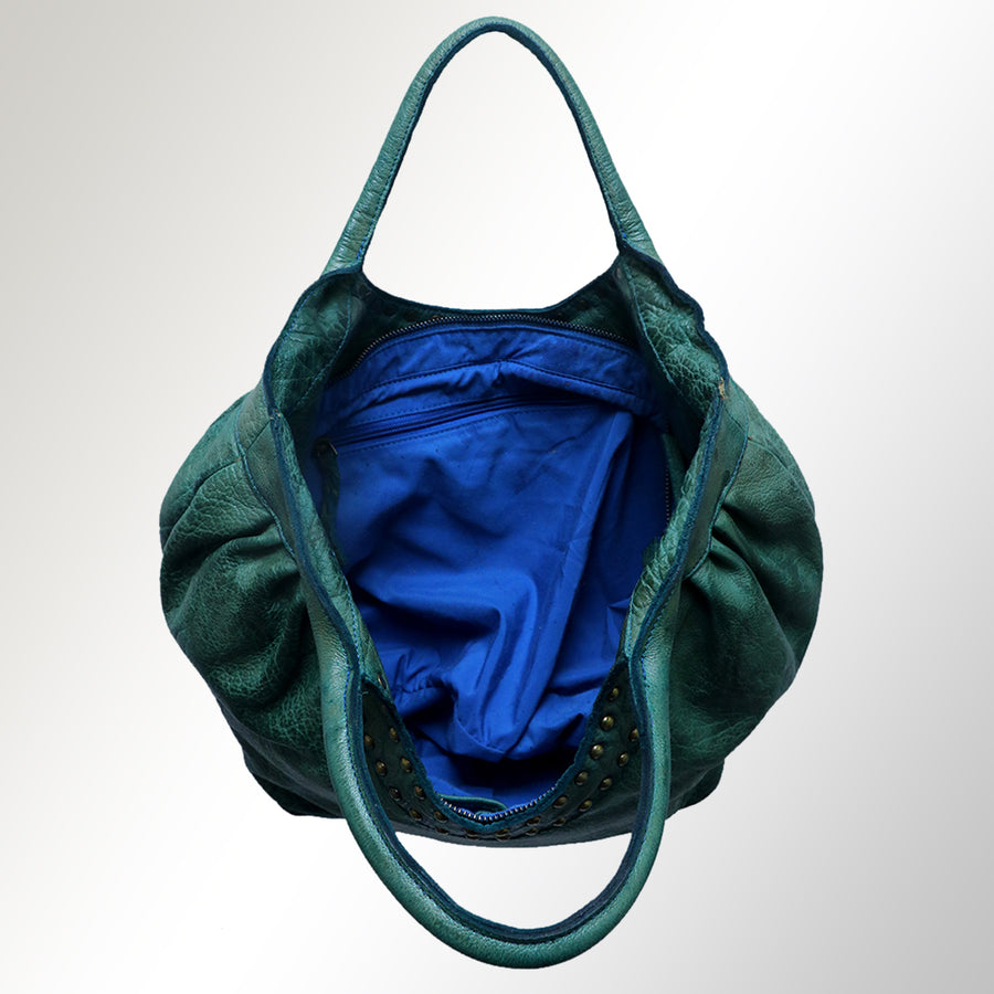 Never Mind Nmbgm101A Tote Vintage Handmade Genuine Cowhide Leather Women Bag Western Handbag Purse