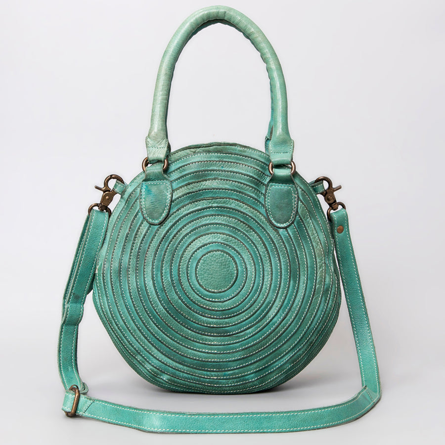 Never Mind Nmbgm112A Tote Vintage Handmade Genuine Cowhide Leather Women Bag Western Handbag Purse