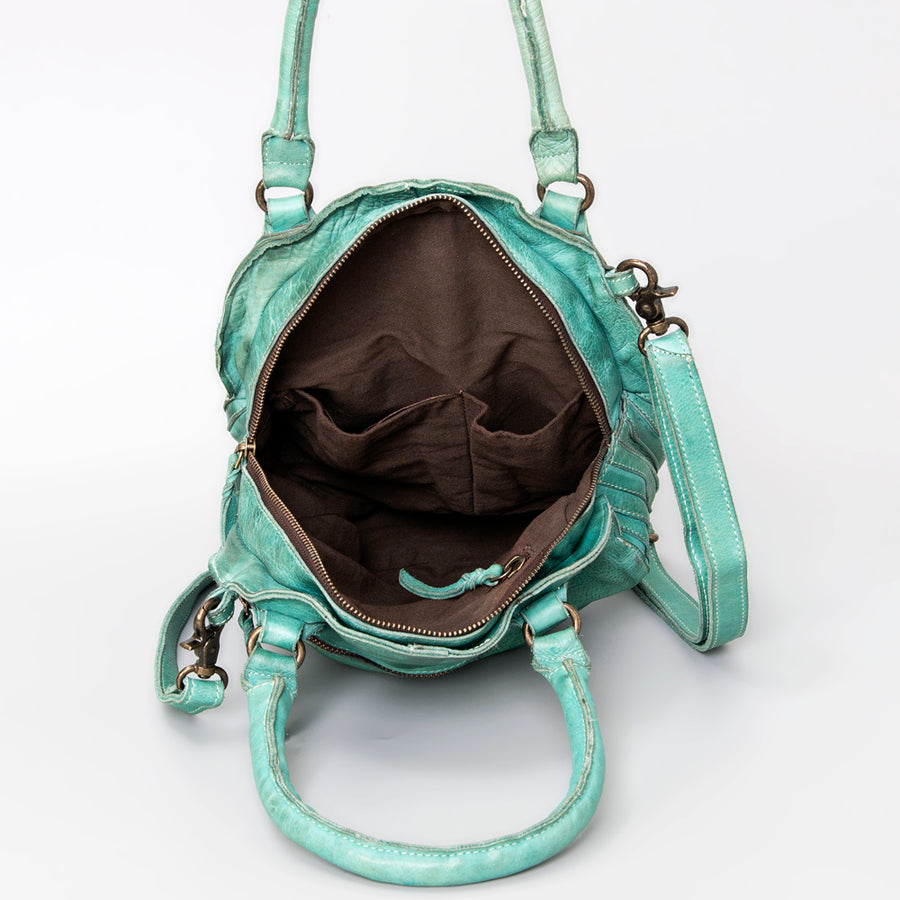 Never Mind Nmbgm112A Tote Vintage Handmade Genuine Cowhide Leather Women Bag Western Handbag Purse