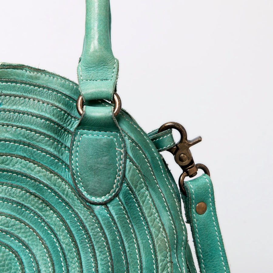 Never Mind Nmbgm112A Tote Vintage Handmade Genuine Cowhide Leather Women Bag Western Handbag Purse