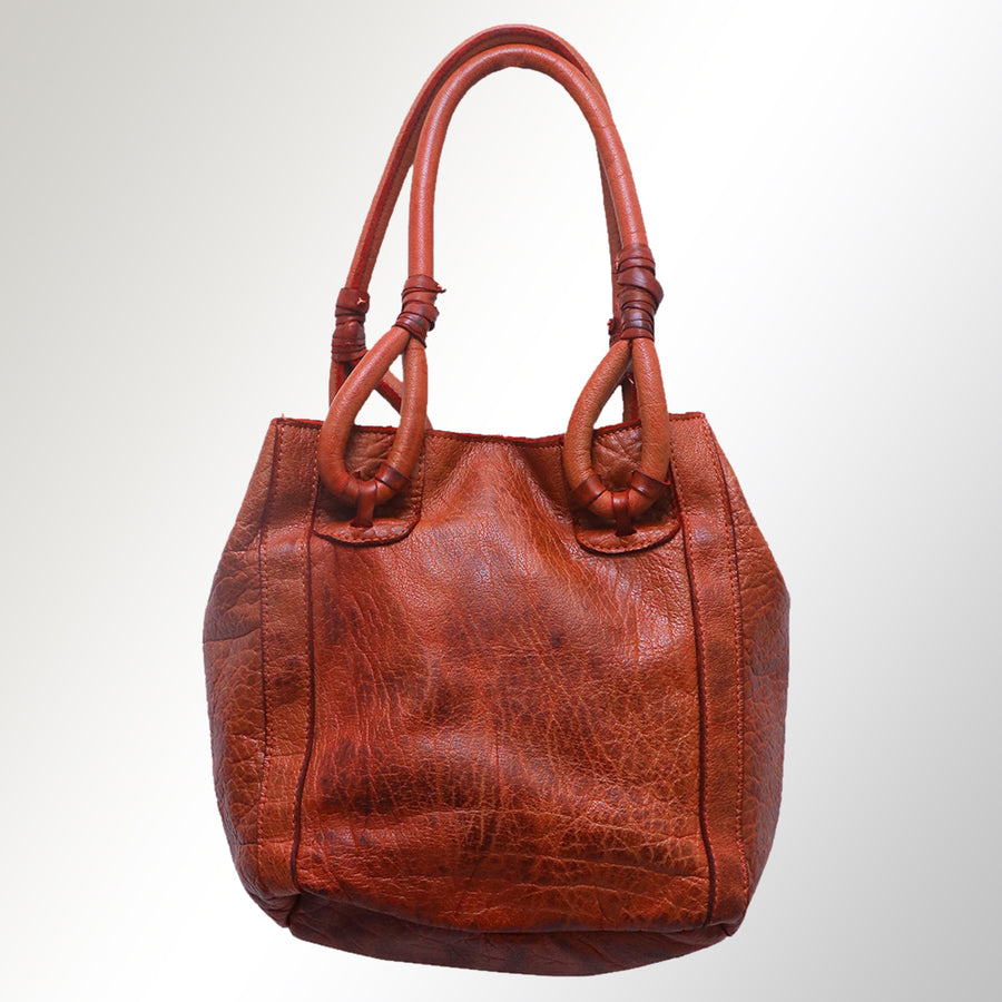 Never Mind Nmbgm111B Tote Vintage Handmade Genuine Cowhide Leather Women Bag Western Handbag Purse