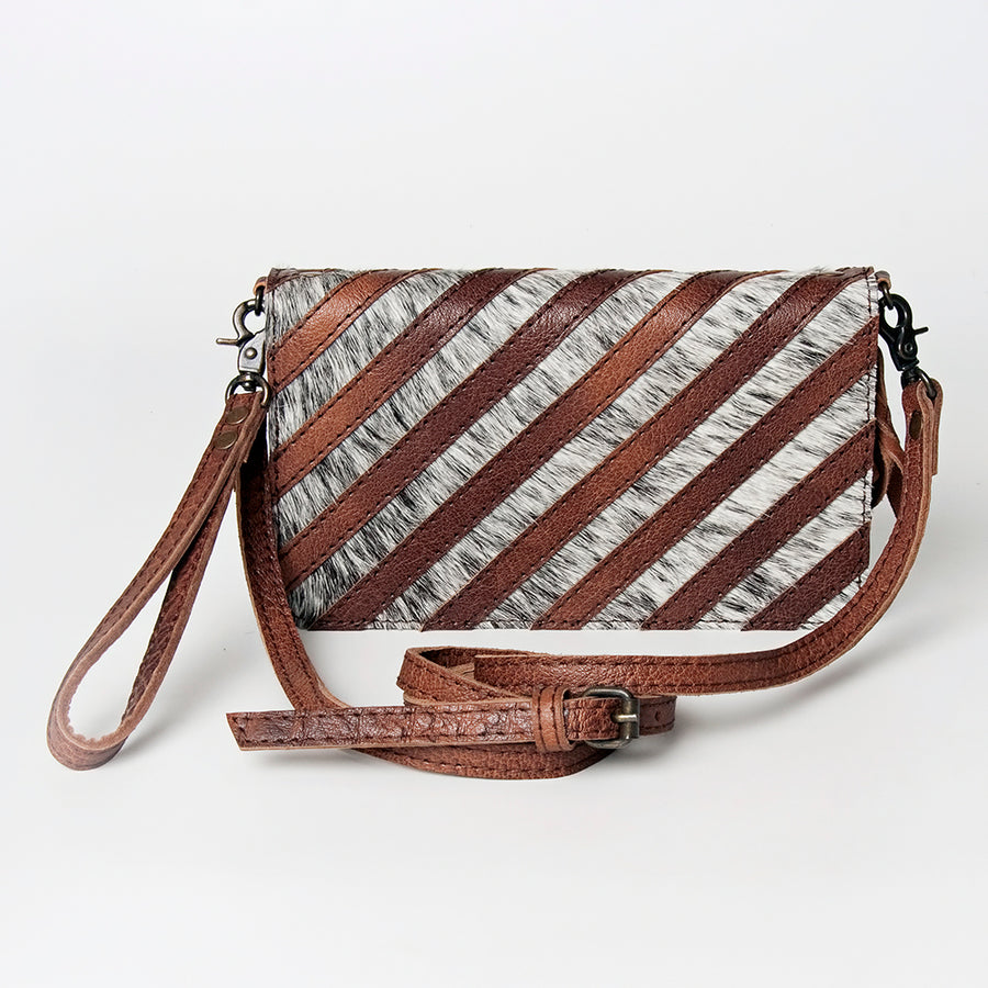 American Darling Organiser Bag Handcrafted from Crocodile Embossed Genuine Leather with YKK Zipper and Detachable Strap