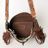 American Darling Large Crossbody Saddle Blanket Genuine Leather Western Women Bag Handbag Purse | Travel Bags College Casual