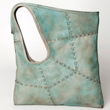 Never Mind Nmbg112D Tote Vintage Handmade Genuine Cowhide Leather Women Bag Western Handbag Purse
