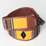 American Darling ADBT141A Saddle Blanket Genuine Leather Crossbody Handle Strap For Bags