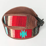 American Darling ADBT141C Saddle Blanket Genuine Leather Crossbody Handle Strap For Bags
