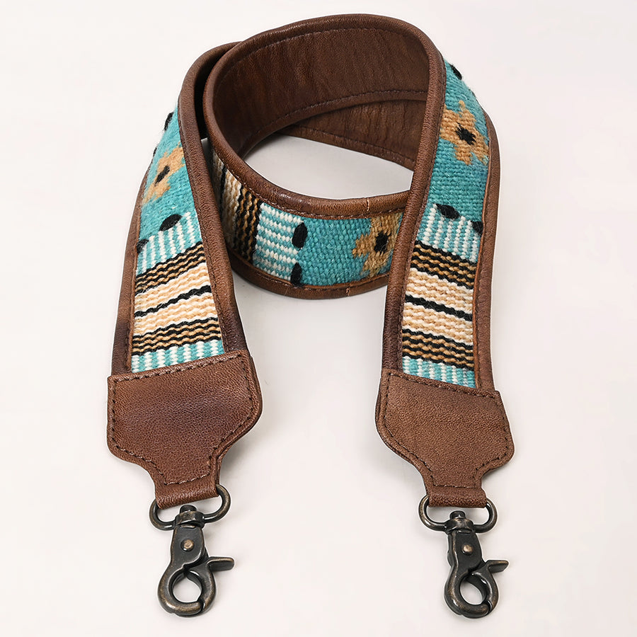 American Darling Saddle Blanket Genuine Leather Crossbody Handle Strap for Bag Phone Keychain Wallet Purse Clutch Holder