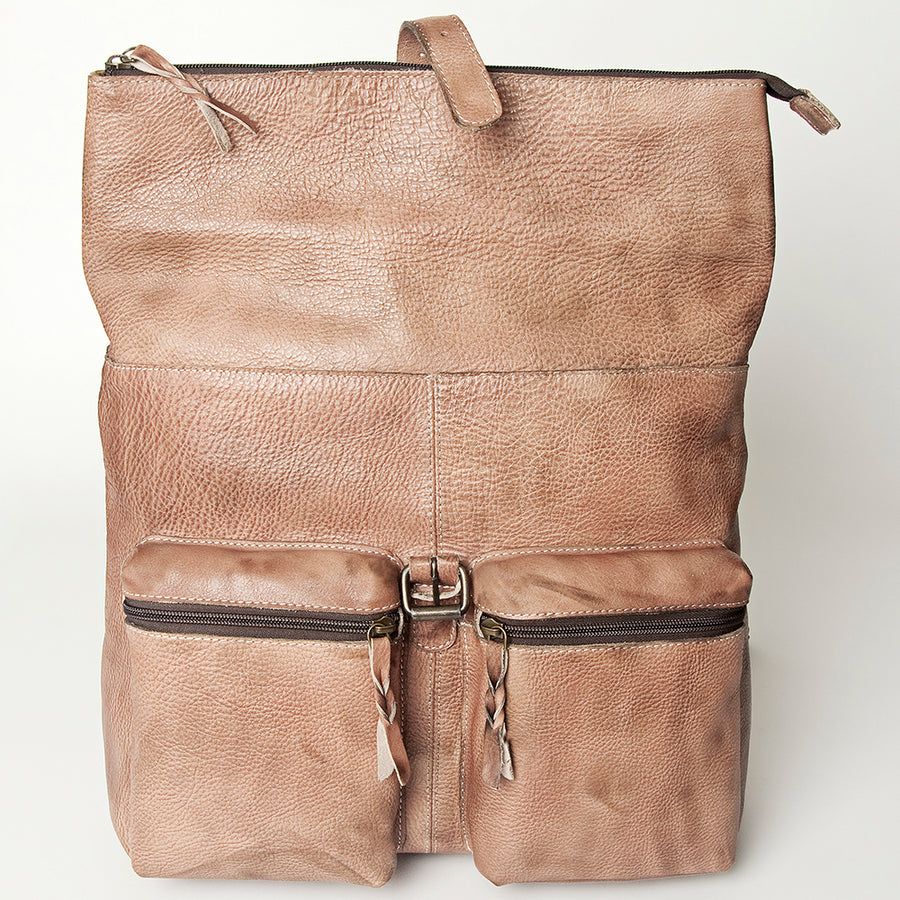 Never Mind Nmbg134D Backpack Vintage Handmade Genuine Cowhide Leather Women Bag Western Handbag Purse
