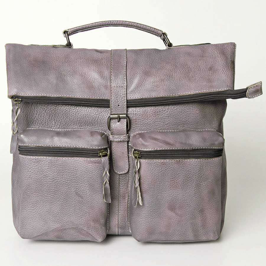 Never Mind Nmbg134E Backpack Vintage Handmade Genuine Cowhide Leather Women Bag Western Handbag Purse