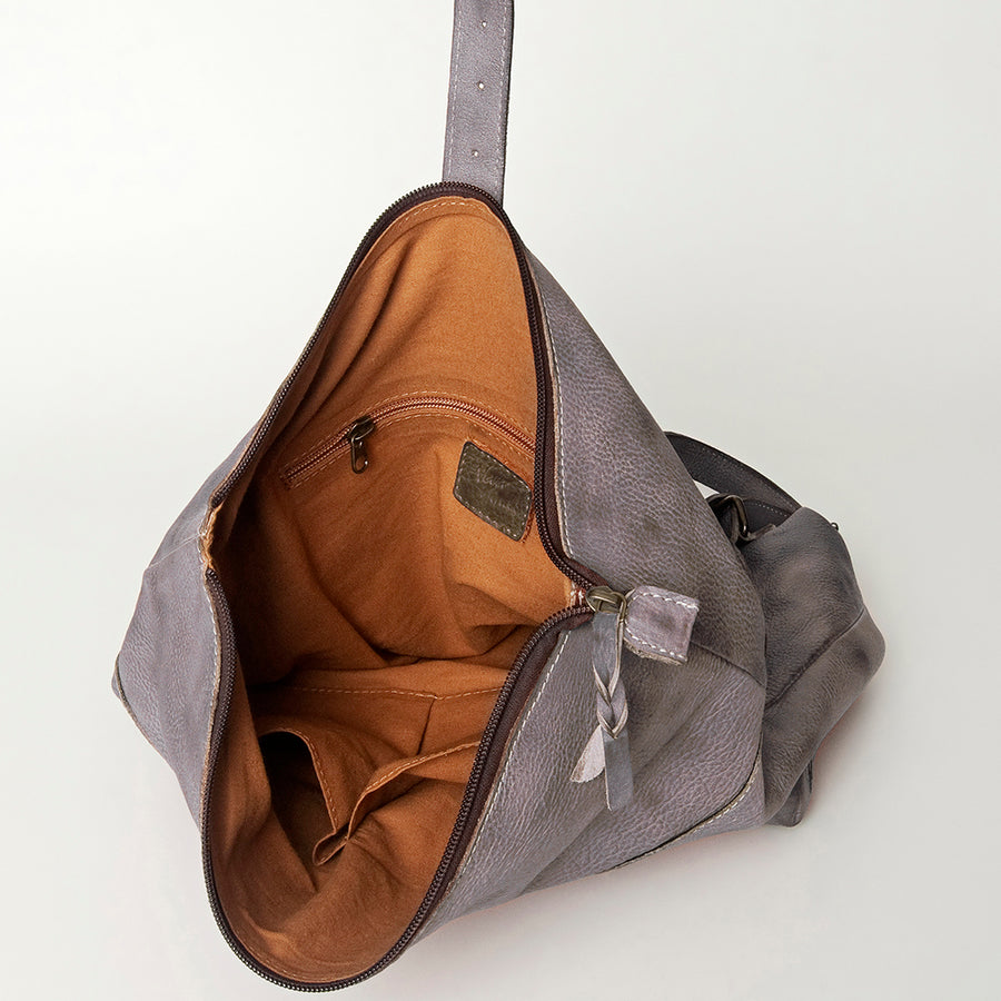 Never Mind Nmbg134E Backpack Vintage Handmade Genuine Cowhide Leather Women Bag Western Handbag Purse