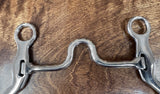 BAR H EQUINE Western Horse 5 In Mouth Cavalry Shank Ported With Stainless Steel Bit