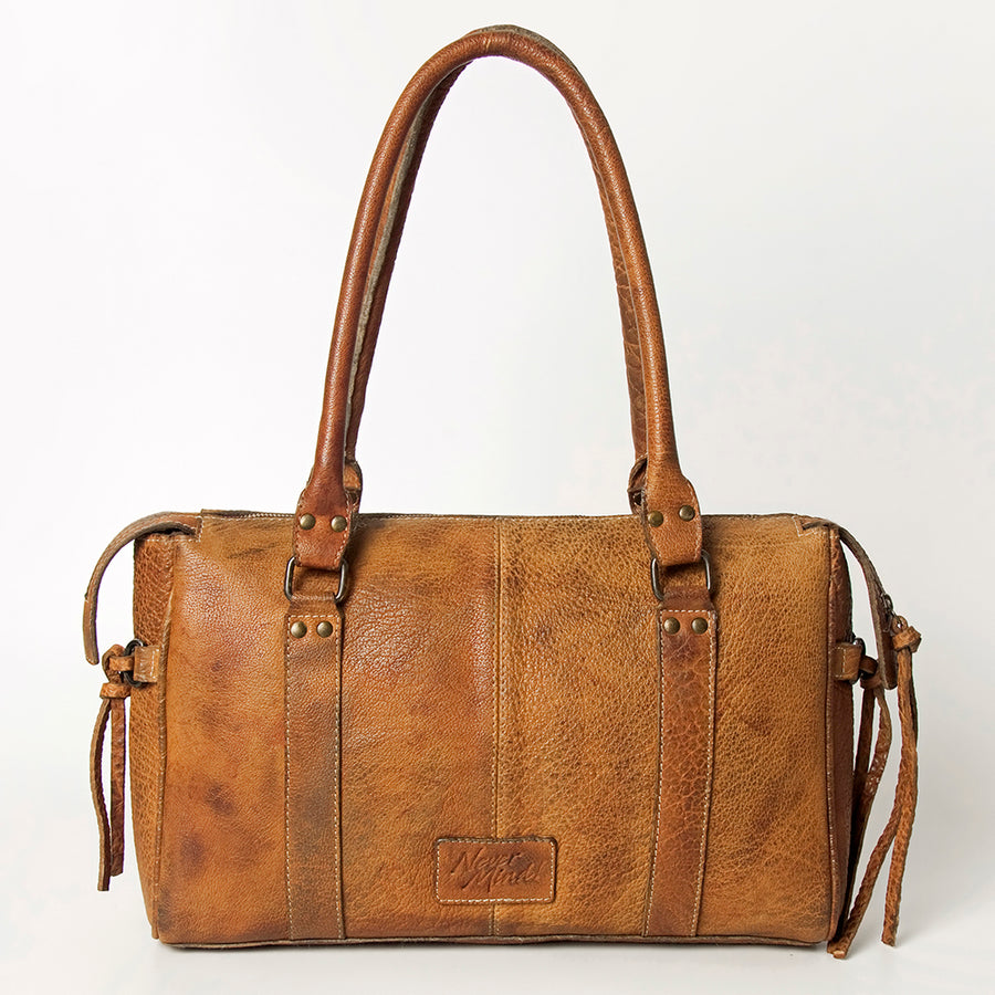 Never Mind Nmbgz113D Tote Vintage Handmade Genuine Cowhide Leather Women Bag Western Handbag Purse