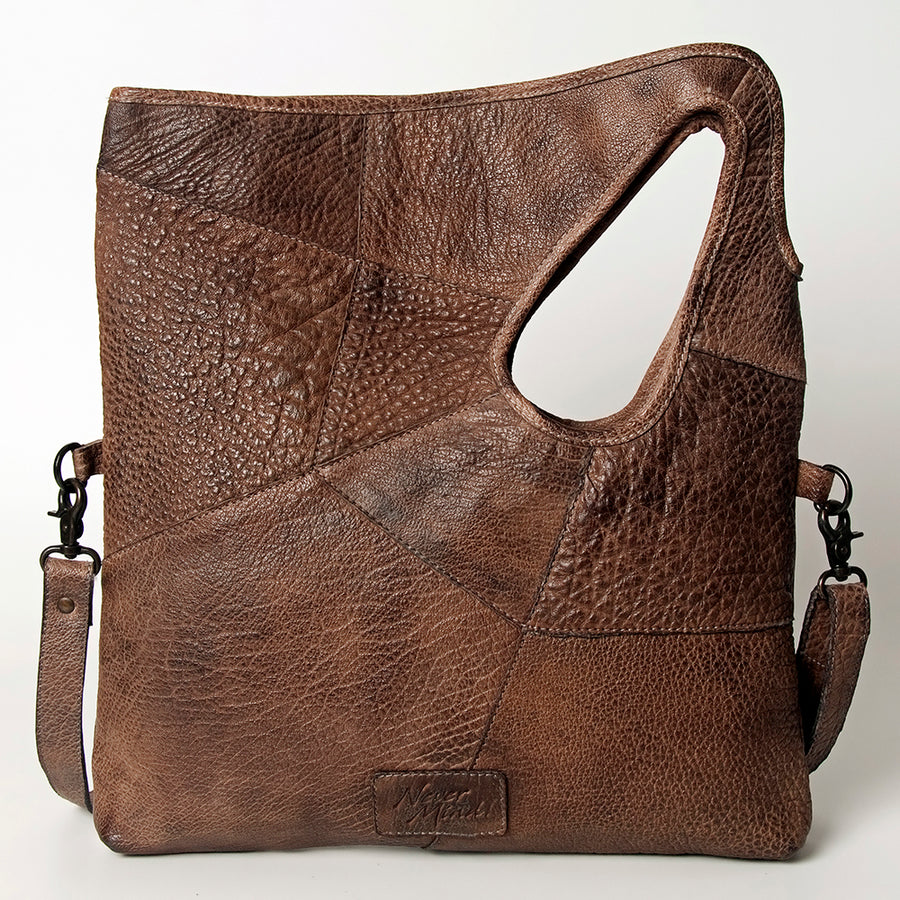 Never Mind Nmbgz117B Clutch Vintage Handmade Genuine Cowhide Leather Women Bag Western Handbag Purse