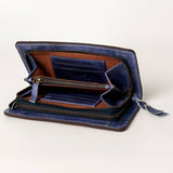 American Darling Wallet Hand Tooled Genuine Leather Women Bag Western Handbag Purse