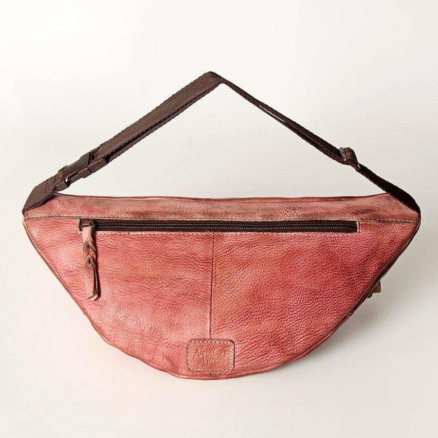 Never Mind Nmbg123A Fanny Pack Vintage Handmade Genuine Cowhide Leather Women Bag Western Handbag Purse