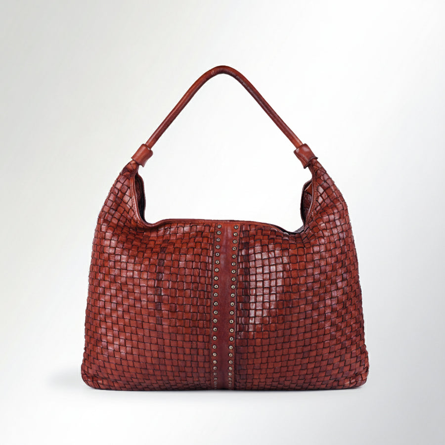 Spaghetti Western Swc141Cg Hobo Vintage Handmade Drum Dyed Genuine European Cowhide Leather Women Bag Western Handbag Purse