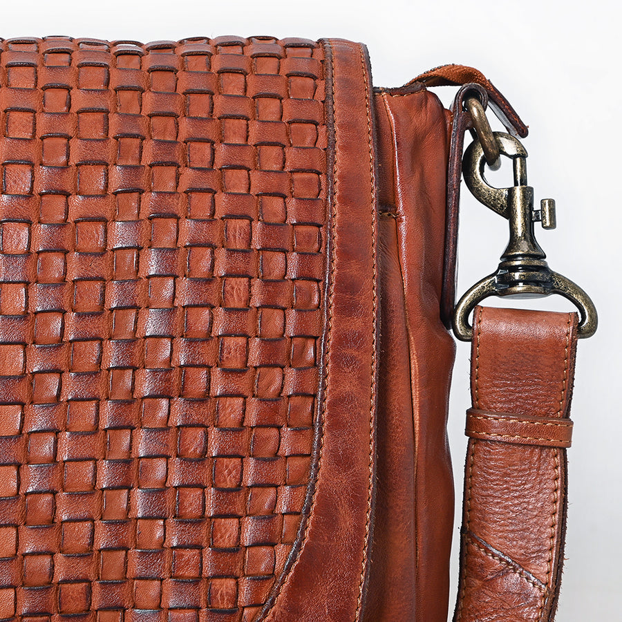Spaghetti Western Swc160Cg Cross Body I Vintage Handmade Drum Dyed Genuine European Cowhide Leather Women Bag Western Handbag Purse