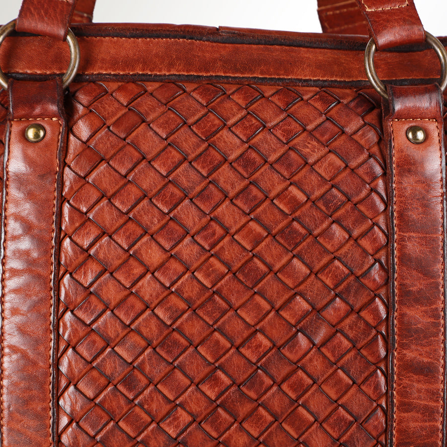 Spaghetti Western Swc181Cg Tote Vintage Handmade Drum Dyed Genuine European Cowhide Leather Women Bag Western Handbag Purse