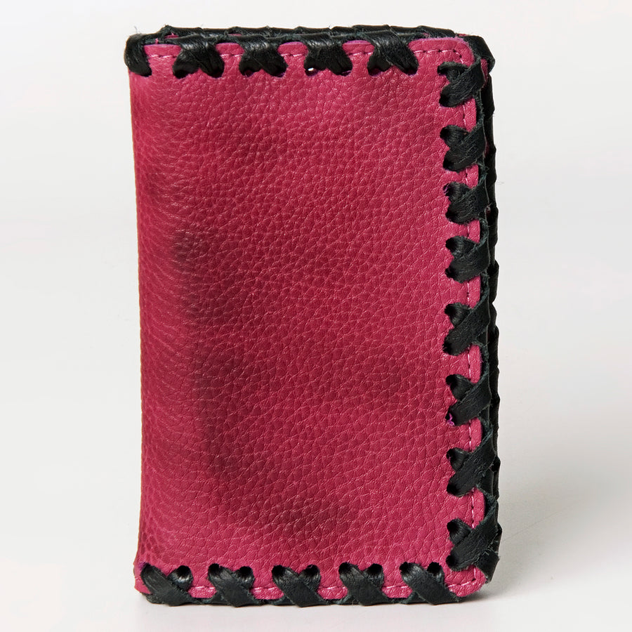 American Darling Card-Holder Western Braided Genuine Leather Handcrafted Small Wallet with YKK Zipper