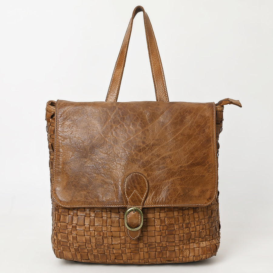 Never Mind Nmbgm115A Backpack Vintage Handmade Genuine Cowhide Leather Women Bag Western Handbag Purse