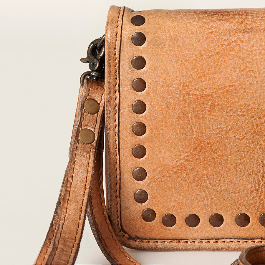 Never Mind Nmbg129A Wallet Vintage Handmade Genuine Cowhide Leather Women Bag Western Handbag Purse