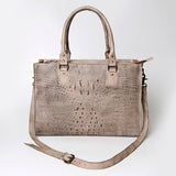 American Darling Briefcase Hand Tooled Genuine Leather Women Bag Western Handbag Purse