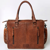 American Darling Briefcase Hand Tooled Saddle Blanket Genuine Leather women bag western handbag purse