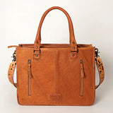 American Darling Briefcase Hand Tooled Saddle Blanket Genuine Leather women bag western handbag purse