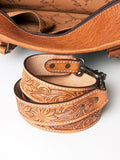 American Darling Briefcase Hand Tooled Saddle Blanket Genuine Leather women bag western handbag purse
