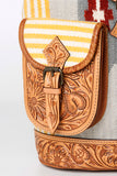 American Darling Backpack Hand Tooled Saddle Blanket Genuine Leather Western Women Bag | Backpack for Women | Laptop Backpack |Backpack Purse | Travel Backpack