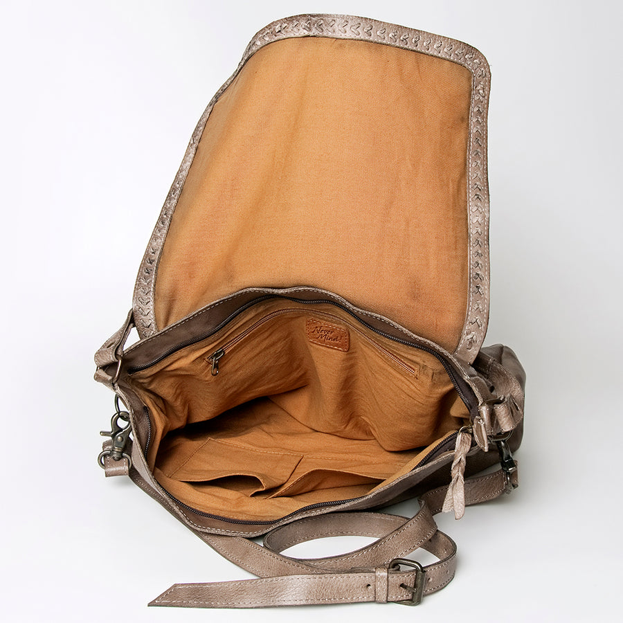 Never Mind Nmbg135B Cross Body I Vintage Handmade Genuine Cowhide Leather Women Bag Western Handbag Purse