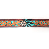 American Darling ADBLF121-L Beautifully Hand Tooled Genuine American Leather Belt Men and Women