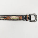 American Darling ADBLF121-L Beautifully Hand Tooled Genuine American Leather Belt Men and Women