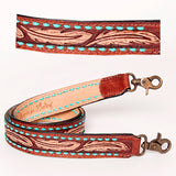 American Darling ADSTF108A Hand Tooled Genuine Leather Crossbody Handle Strap For Bags