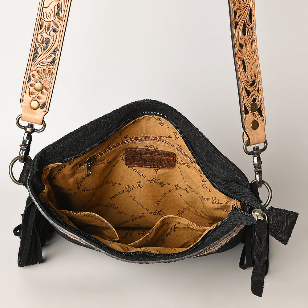 ADBGS192DM1D American Darling Hand Tooled Genuine Leather Women Bag Western Handbag Purse