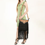 ADBGS192DM1D American Darling Hand Tooled Genuine Leather Women Bag Western Handbag Purse