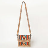 American Darling Messenger Hand Tooled Saddle Blanket Genuine Leather women bag western handbag purse