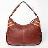 American Darling Hobo Hand Tooled Hair-On Genuine Leather Women Bag Western Handbag Purse