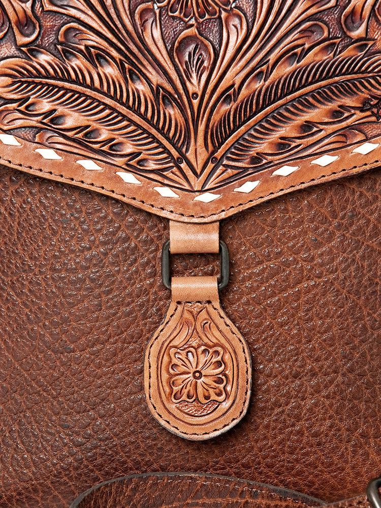 American Darling Cross Body Hand Tooled Genuine Leather women bag western handbag purse