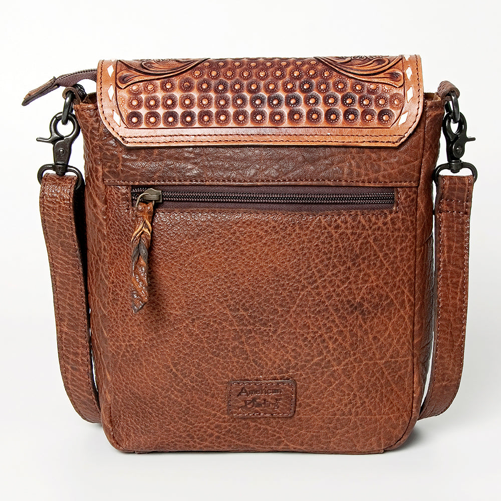 American Darling Cross Body Hand Tooled Genuine Leather women bag western handbag purse