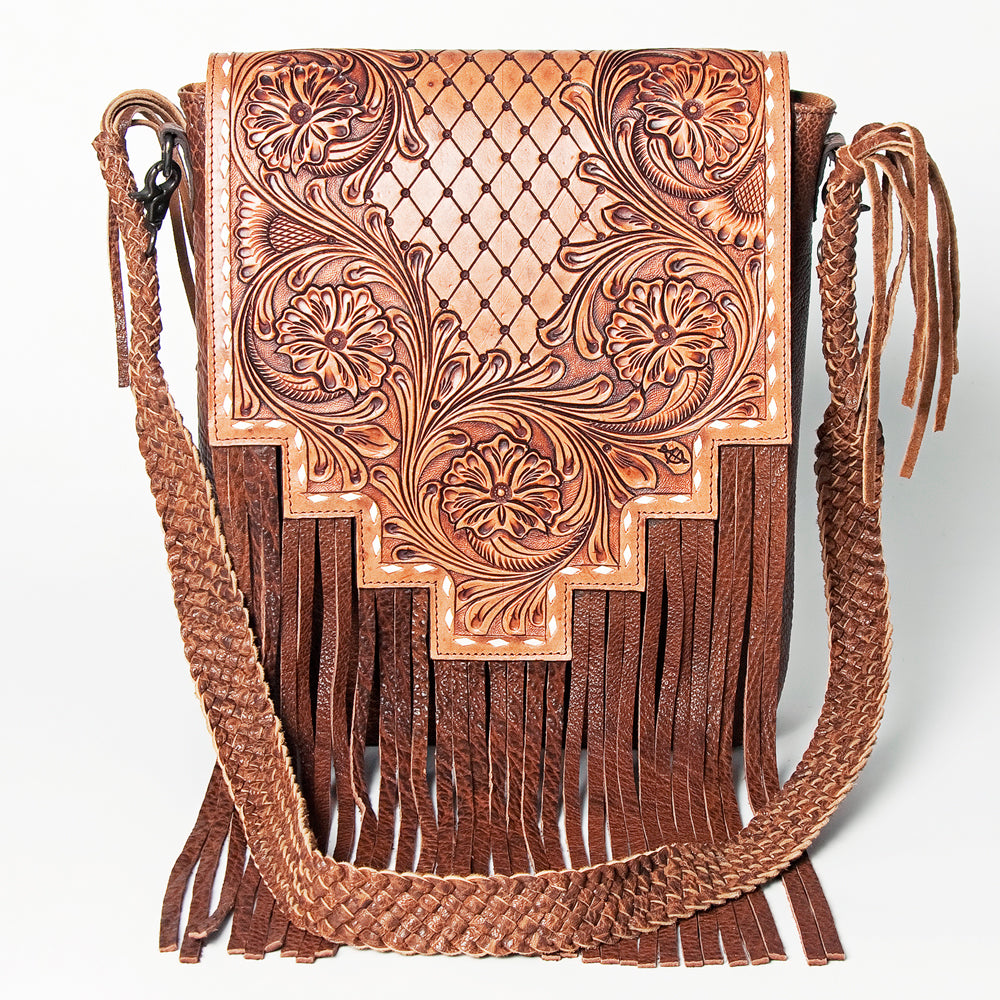 American Darling Cross Body Hand Tooled Genuine Leather women bag western handbag purse