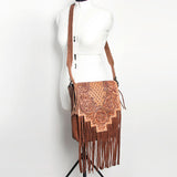 American Darling Cross Body Hand Tooled Genuine Leather women bag western handbag purse