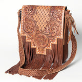 American Darling Cross Body Hand Tooled Genuine Leather women bag western handbag purse