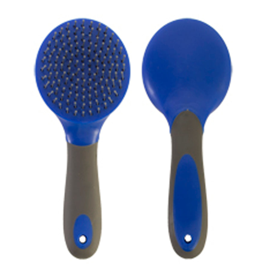Hilason Soft Touch Horse Mane and Tail Brush Royal Blue - Uhorse