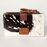 American Darling Coin Purse Hair on Genuine Leather Western Women Bag | Handbag Wristlet Travel Clutch