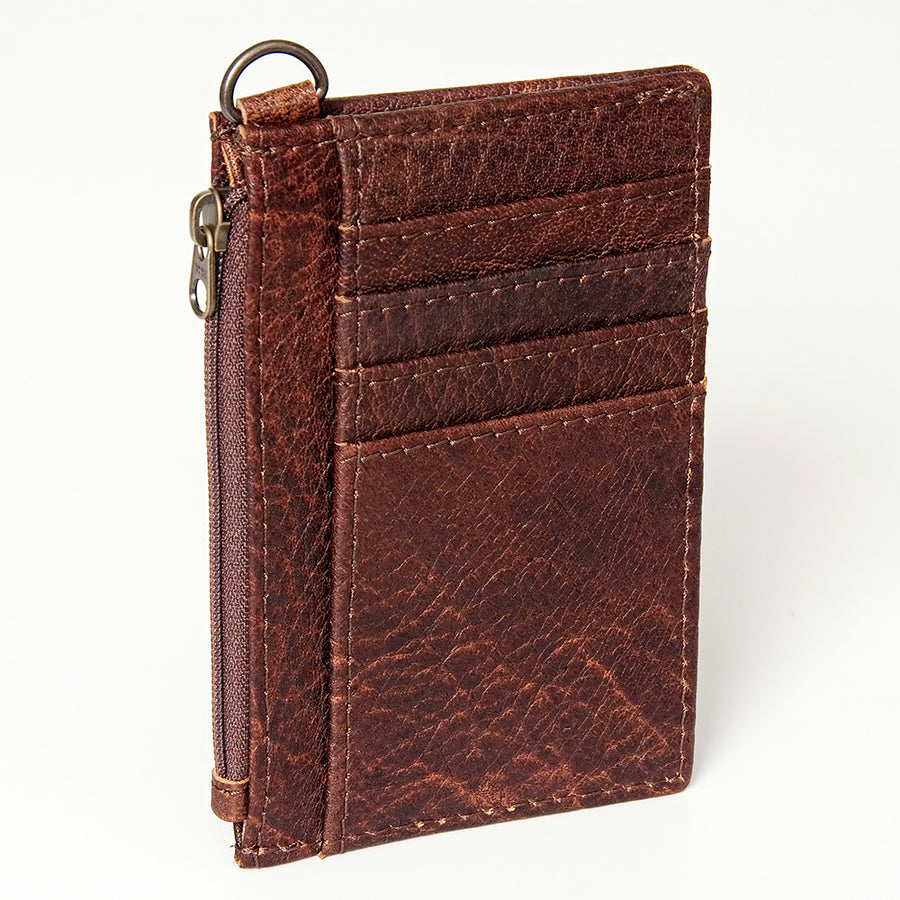 American Darling Handcrafted Leather Card-Holder - Full Grain Western Slim Wallet - Uhorse