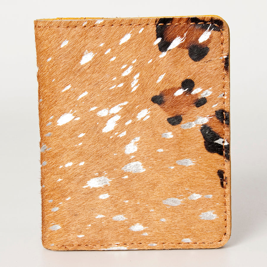 American Darling Handcrafted Leather Card-Holder with Authentic Hair-On Cowhide - Uhorse