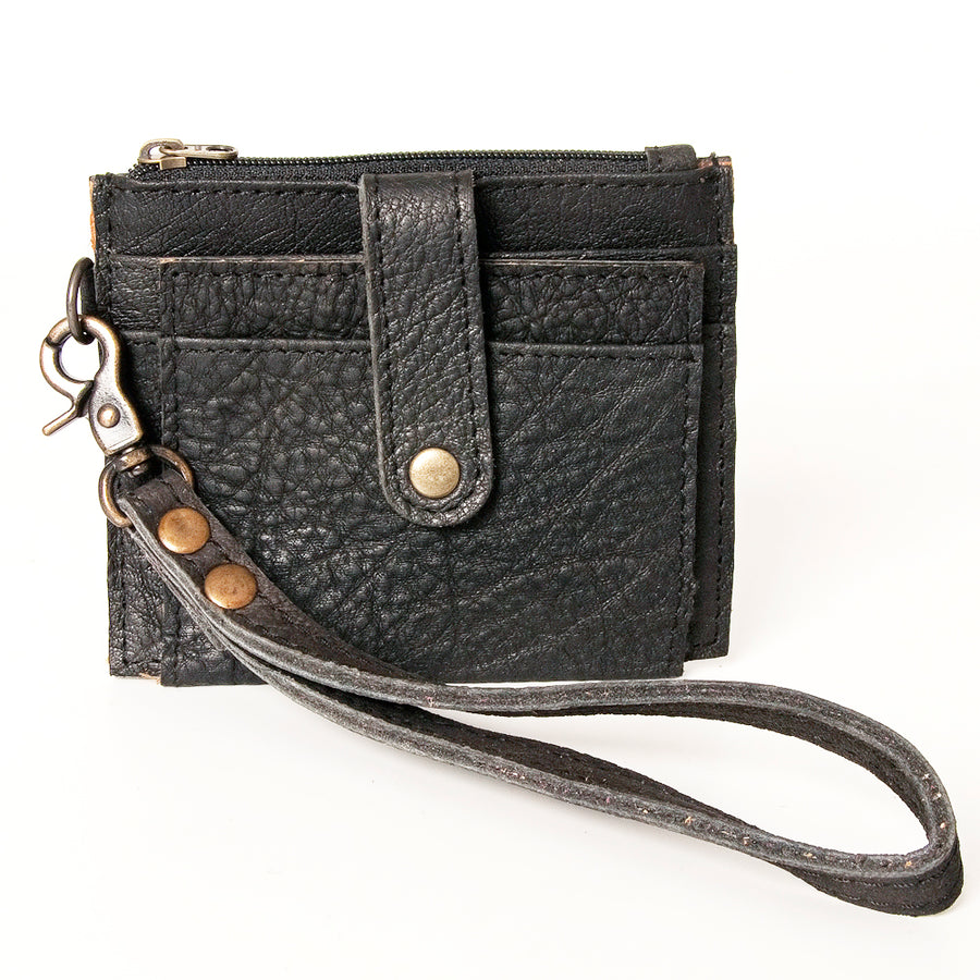 American Darling Card-Holder, Genuine Full Grain Vegetable Tanned Leather, Slim Western Minimalist Wallet