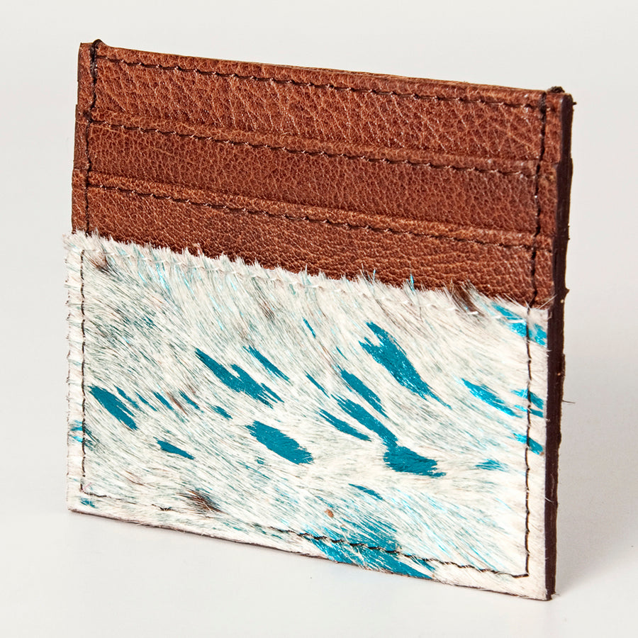 American Darling Handcrafted Leather Card-Holder - Full Grain Western Slim Wallet - Uhorse